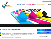 Tablet Screenshot of nowataprinting.com